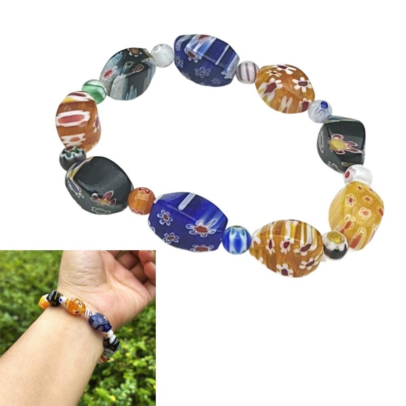 Stabiles Glasperlenarmband Einzigartige verdrehte Designs Tragbarer Komfortschmuck Geschenk für Sie