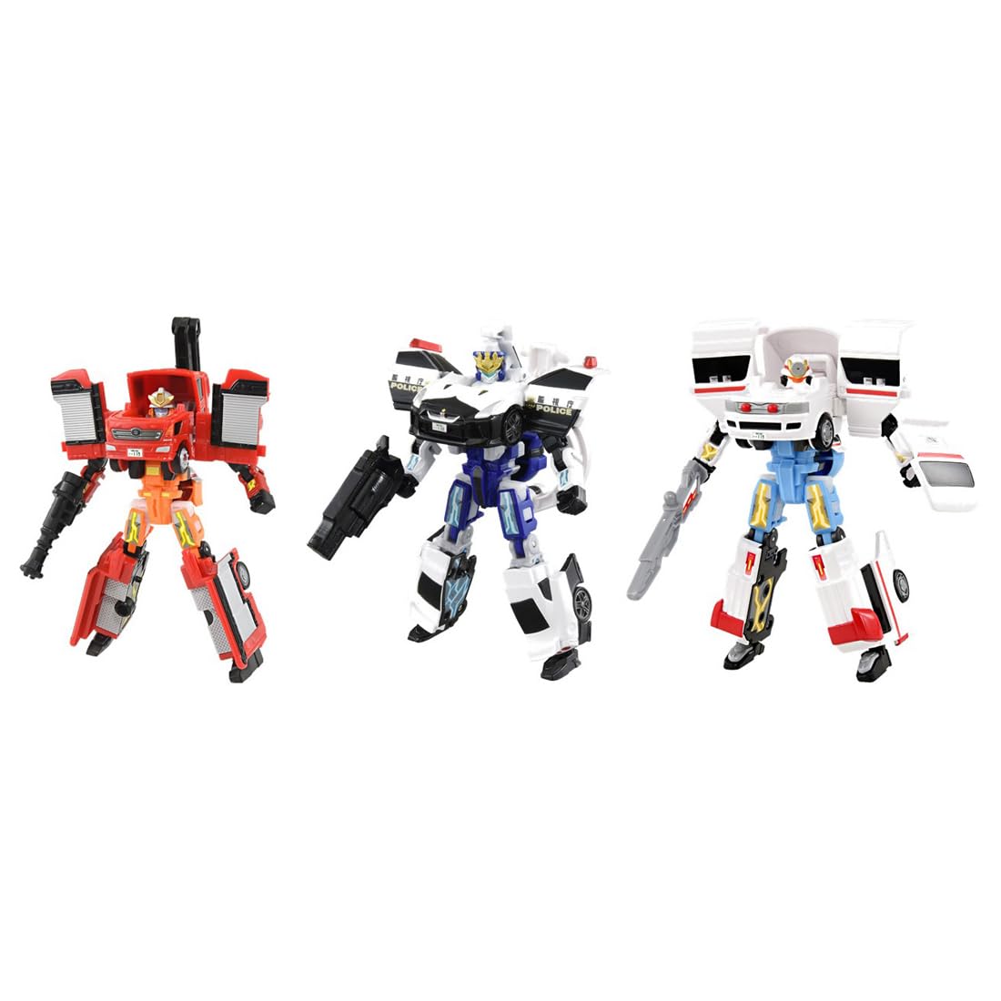 

TAKARA TOMY Tomica Job Labor TJBDX Let s Start Job Labor Police, Fire, and Ambulance DX Set Miniature Car Toy for Ages 3 and Up