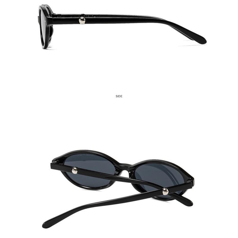 Dámské sluneční brýle - unisex retro oválné kočičí oko sluneční brýle