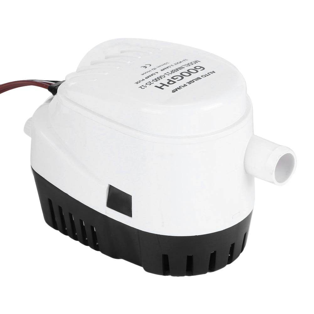 12V 600GPH Automatic Bilge Pump Yacht Water Discharge Pump with Corrosion Ignition Protection