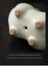 Elegant Creative Ru Ware Ceramic Horse Tea Pet – Tang Dynasty-Inspired Home Ornament and Souvenir Gift.