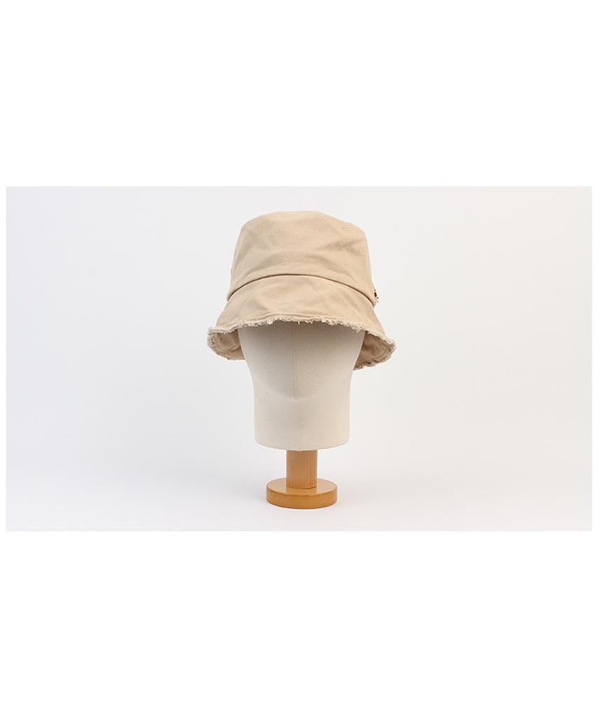 Yunibeosyeolkemiseuteuli Vintage Beige Wire Bucket Hat