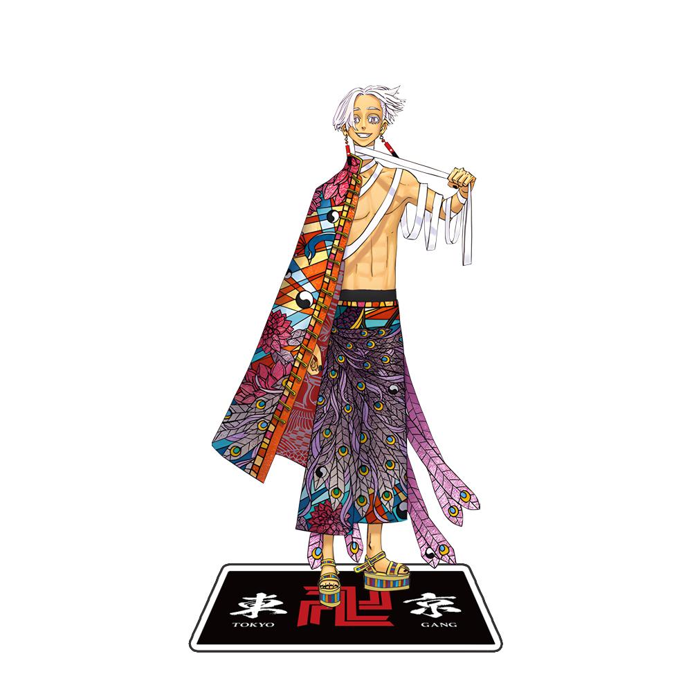 Anime Tokyo-revenge Acrylic Bracket Model Character Manjiro Sano Draken Model Desktop Ornament Standing Fan Collection Gift
