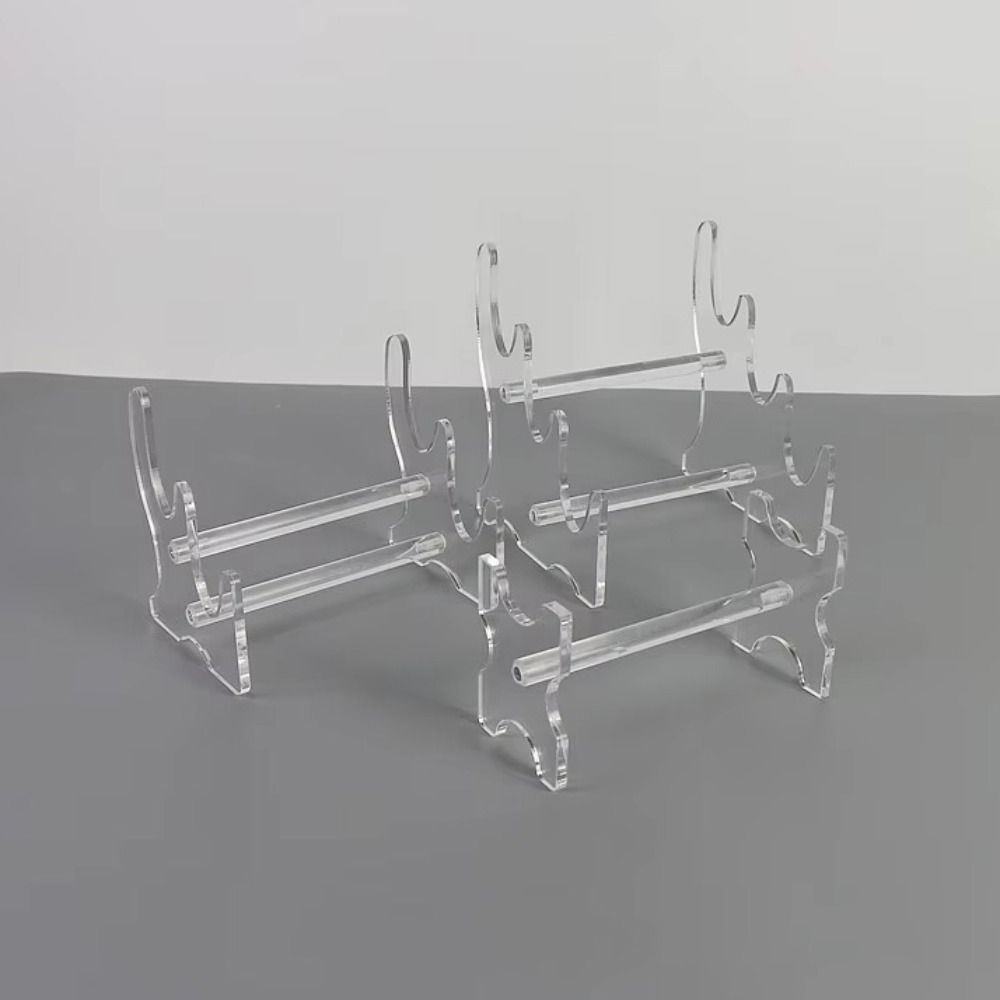 Acrylic Material Desktop Storage Rack Organizer Function Display Function Display Rack Universal Transparent Bamboo Flute Stand