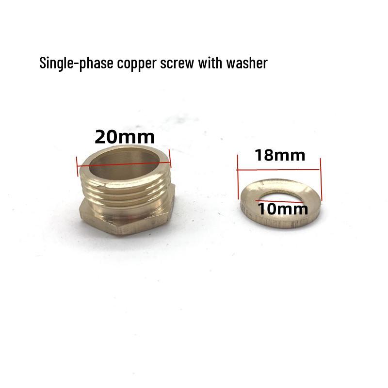 Waterproof Cable Seal Kit: Includes Copper Screws, Power Cord Sheath, and Glue Beads for Submersible Pump Accessories.