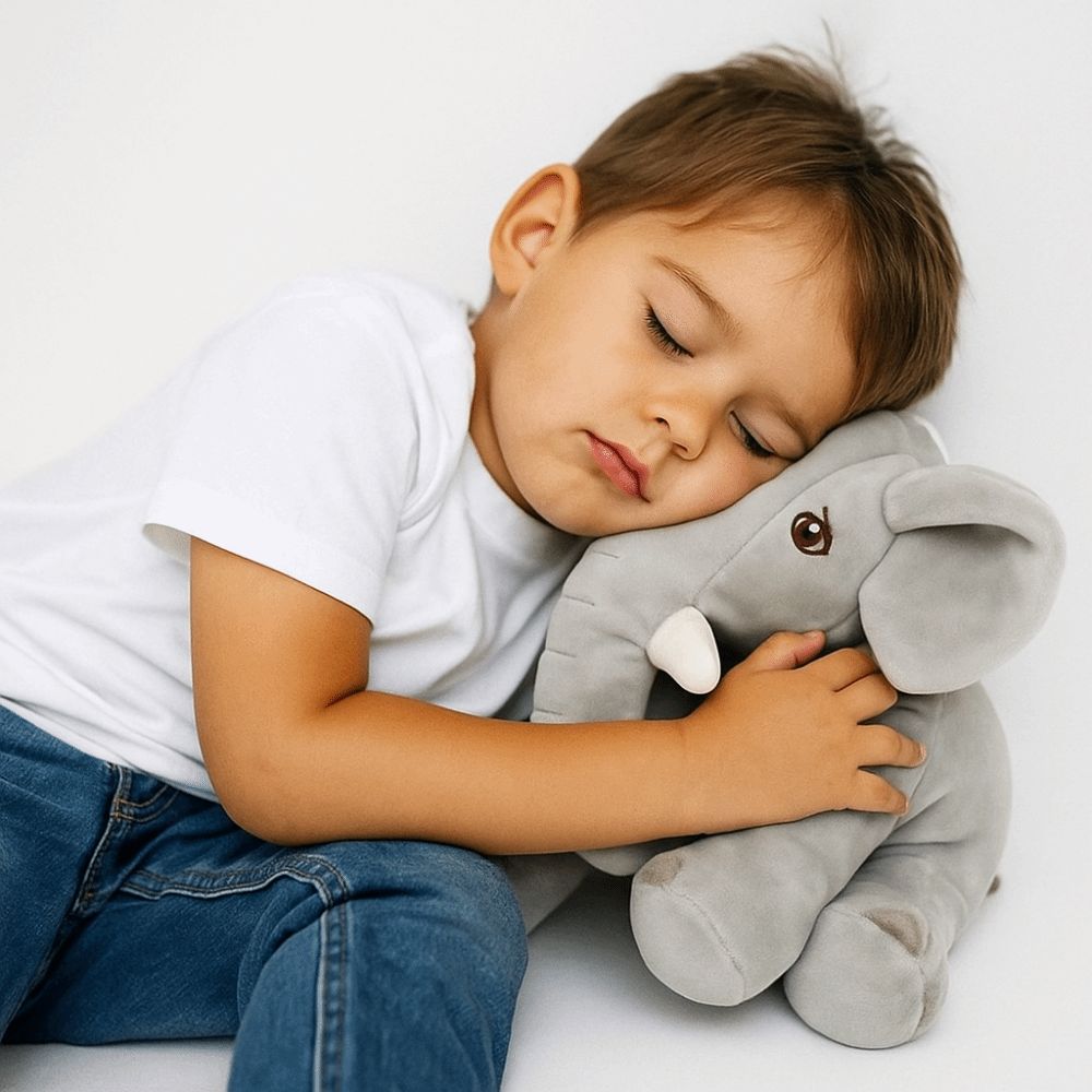 Throw Pillow Elephant Plush Back Cushion Elephant Doll Xmas Gift Stuffed Elephant Toy  Baby Infants