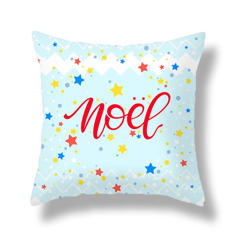 Christmas Pillowcases Homewares Nordic Christmas Cartoon Digital Print Pillowcases