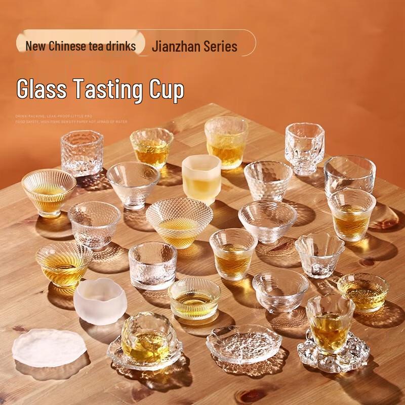VAKADA Japanese Hammered Glass Teacup