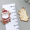 Christmas Drip Oil Jewelry Kit: Santa, Snowman, Bell, Reindeer Pendants for Bracelets & Keychains