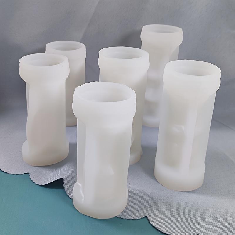 6pcs Chess Piece Silicone Mold Set for Candles, Resin & Plaster Crafts - Irregular Shape