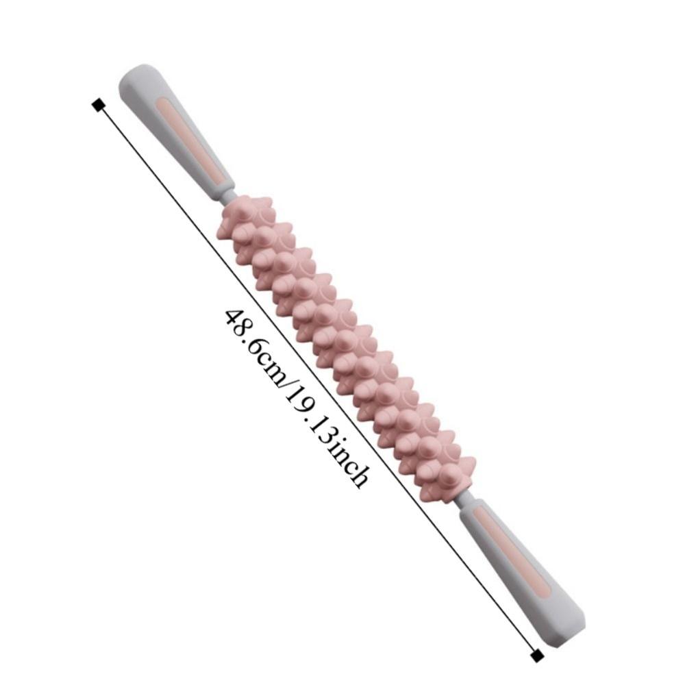 Multifunctional Yoga Massage Stick Wolf Teeth Shaped Muscle Roller Bar Fascia Roller Yoga Fitness