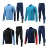 Light Version Football Jersey Training Jersey Long-Sleeved Half-Pull Autumn And Winter Jersey Club Game Adult Suit To Undertake