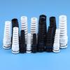 5Pcs Waterproof Cable Gland Pg7 Plastic Anti-Bending Joint M12 Nylon Pa66 Torsion-Proof Glands Pg7/9/11/13.5/16/19/21 Connector