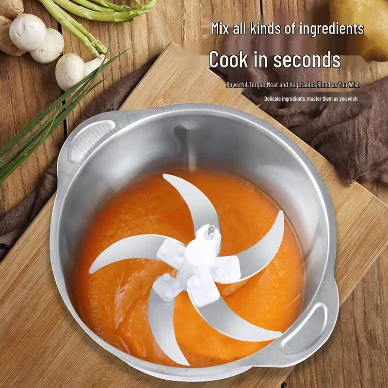 SPSR 5L Stainless Steel Multi-function Food Processor