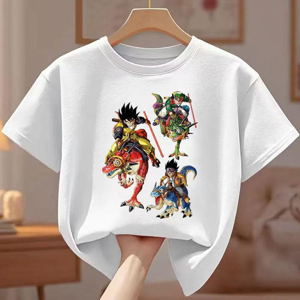 Dragon Ball Kids Tshirt Goku Dragon Print Casual Short Sleeve Tee2026 100