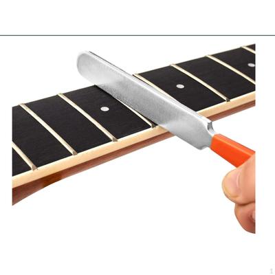 Kit d'outils d'entretien et de réparation de guitare 4 pièces Kits de réglage Polissage Planification des frettes