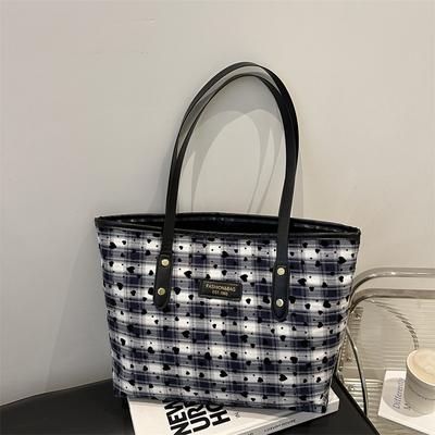 Modische Umhängetasche mit großem Fassungsvermögen für Damen im Herbst Neue modische lässige Retro-Umhängetasche Temperamentvolle Pendlertasche