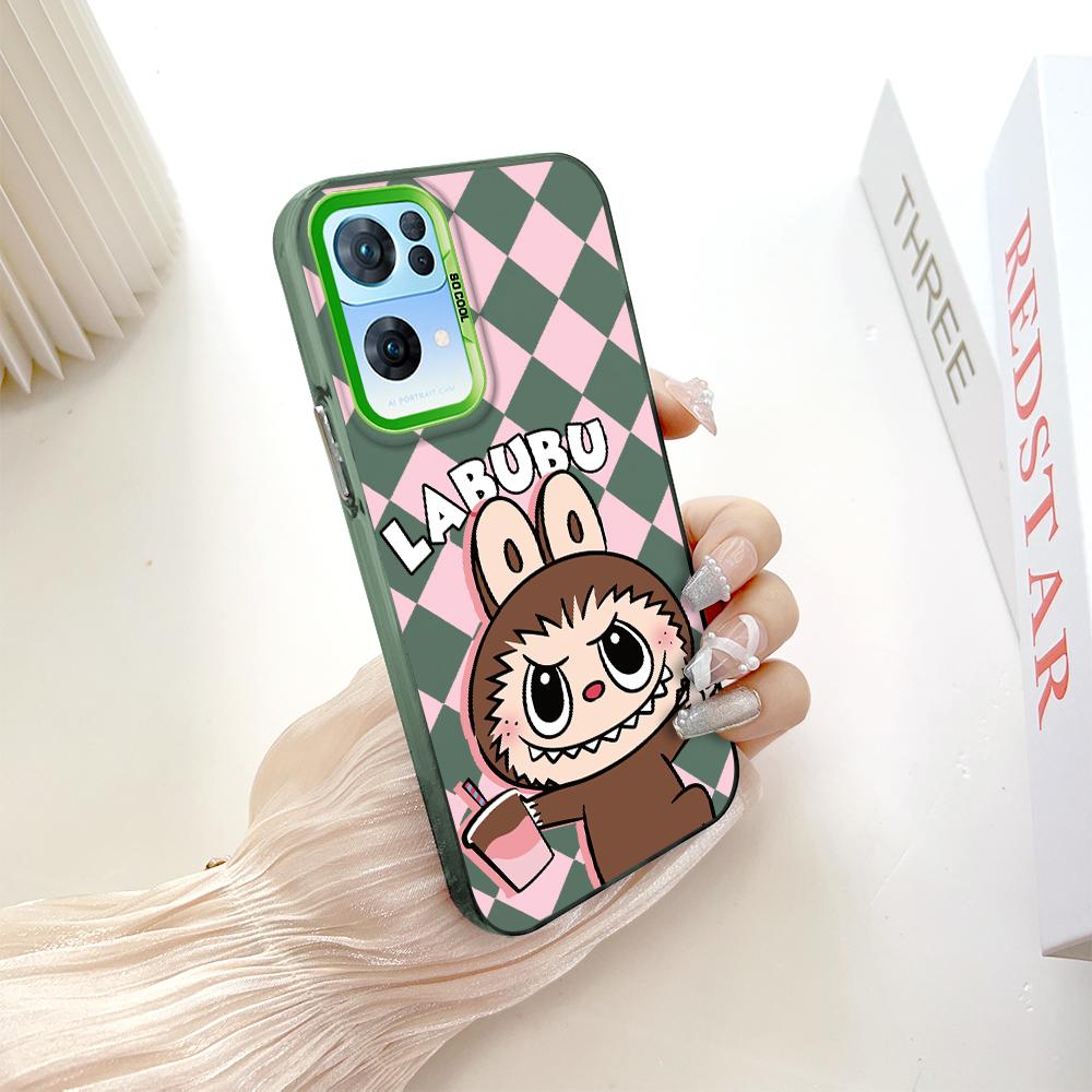 Model pictat Sliver colorat Carcasă tare cu două fețe Carcasă telefon antișoc anti-cădere pentru OnePlus OPPO Reno Realme