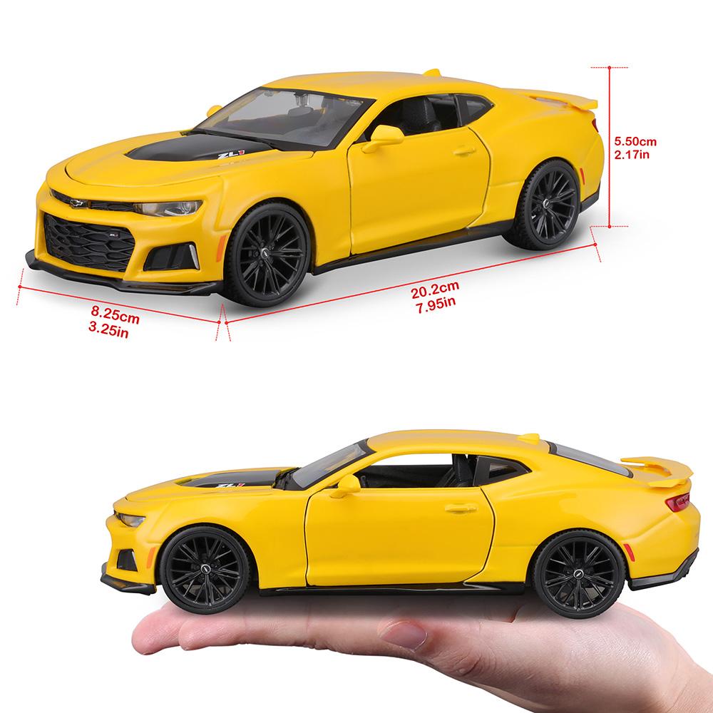 Maisto 1:24 New 2017 Chevrolet Camaro ZL1 simulation alloy car model crafts decoration collection toy tools gift