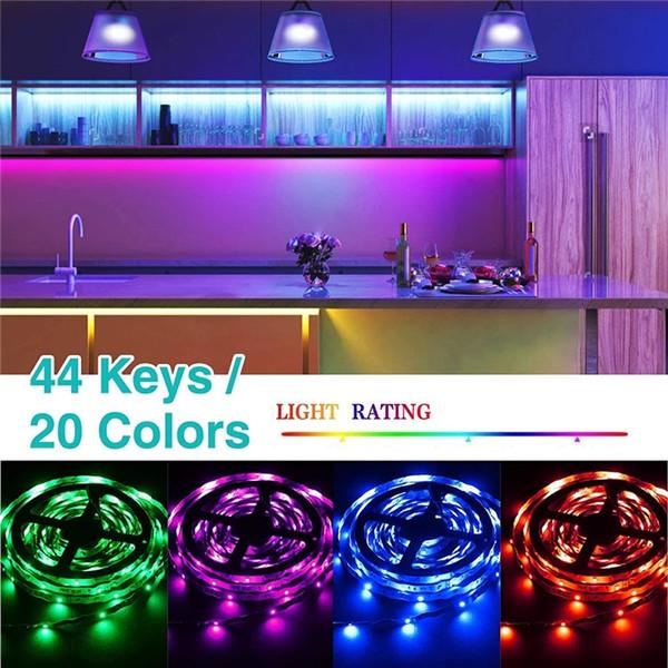 USB LED pásek Světelná dekorace Podsvícení Lampa Noční světlo Světelný řetězec RGB SMD 5V LED světla Podsvícení obrazovky TV plochy