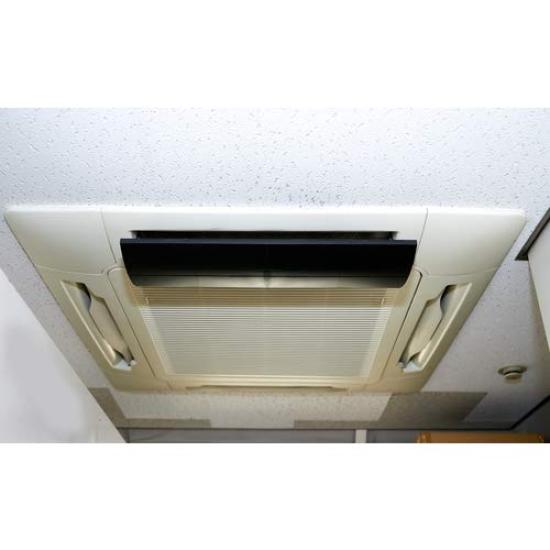 TRUSCO Air Conditioner Windscreen Cover, Black, Textured, AW-BK