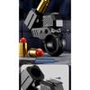 Toy Gun Stress Relief Ring EDC Mini Metal Agent Gold Finger Throwing Shell Fake Gun for Adults Boy Fingertip Gyro Fidget Spinner