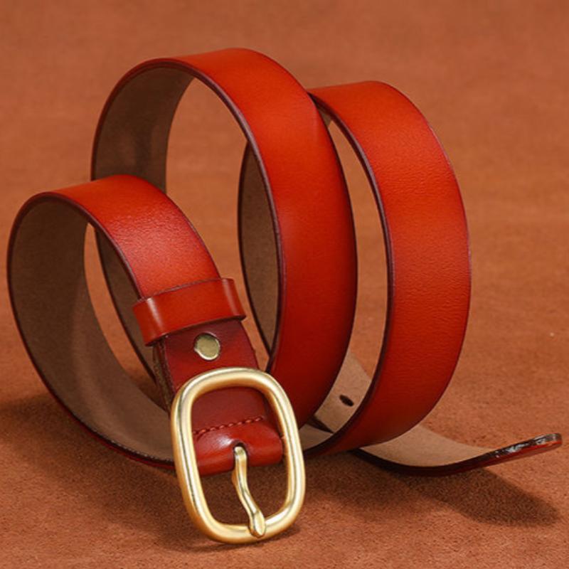 Women's Belt Pin Buckle Belt Versatile Trendy Korean Style Casual Belt