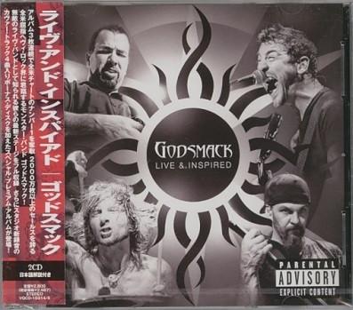 

CD GODSMACK - Live & Inspired VQCD10314 Universal Repub 2012 Japan Rock Used