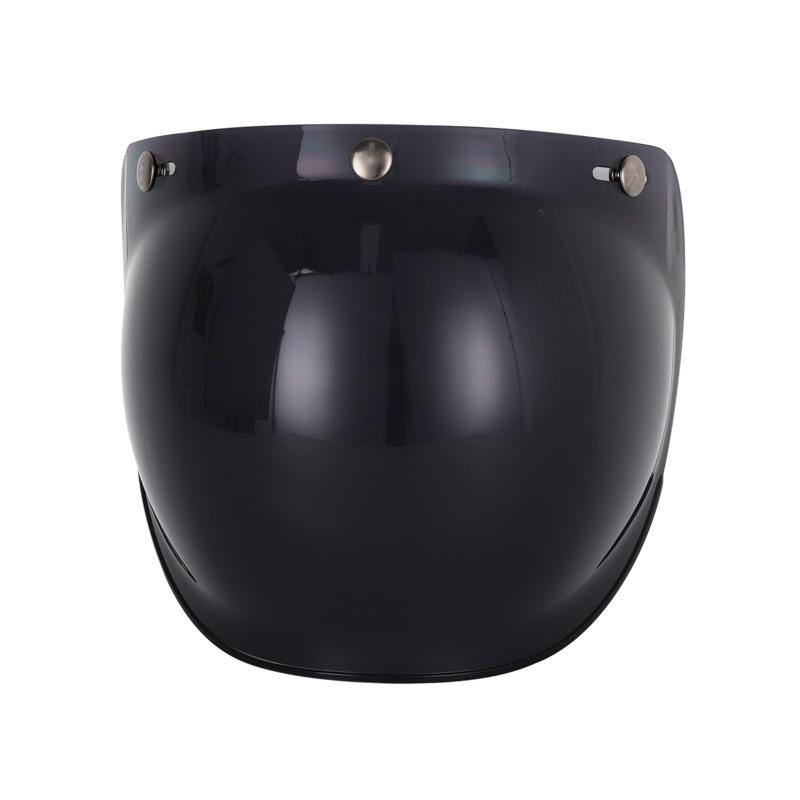 Motorcycle Helmet Retro Helmet Harley Helmet Bubble Lens Three Button Helmet Windproof And Strong Light Proof Lens With Bracket