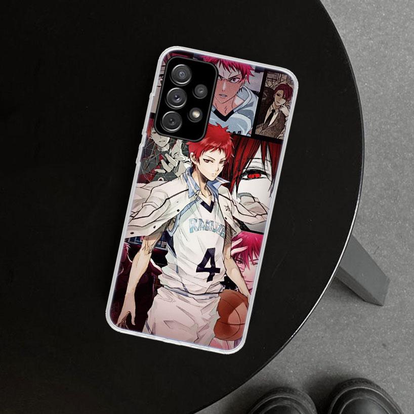 Kuroko Basketball Anime Phone Case Cover For Samsung Galaxy A12 A22 A32 A52 A72 A02S A51 A50S A31 A20S A10S Note 20 Ultra 10 Plu
