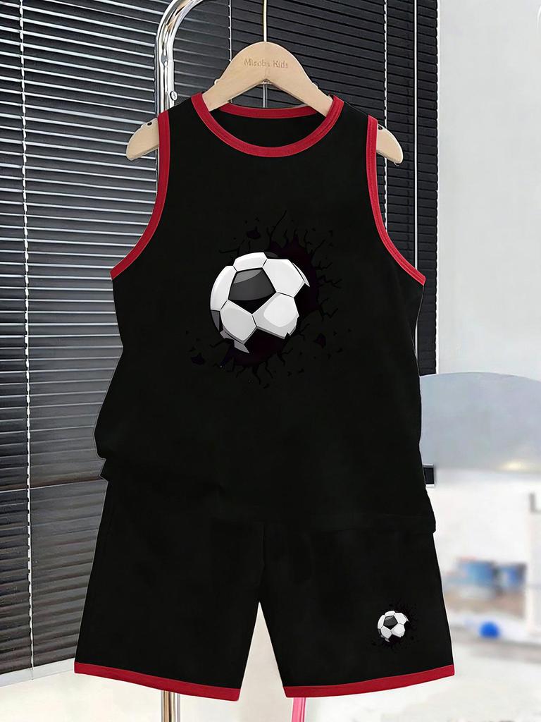 Boys’ Soccer Break-through Set. Breathable Fabric, Sporty Design, Loose Fit for Sports & School Activities.