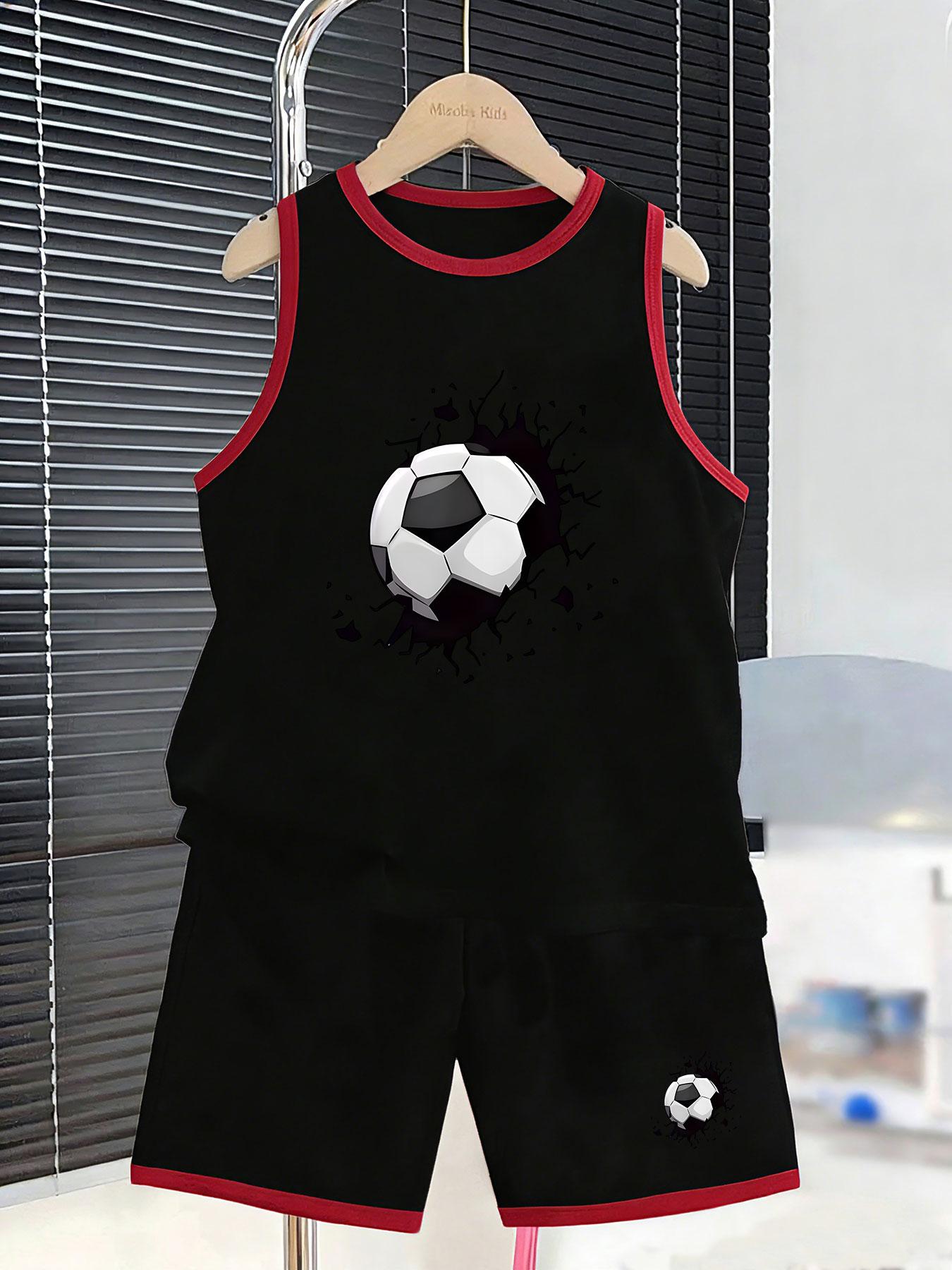 

Boys’ soccer break-through set. Breathable fabric, sporty design, loose fit for sports & school activities. 2-3Y чёрный