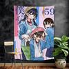 Dangers In My Heart Anime Tapestry Hanging Tarot Hippie Wall Rugs Dorm Home Decor