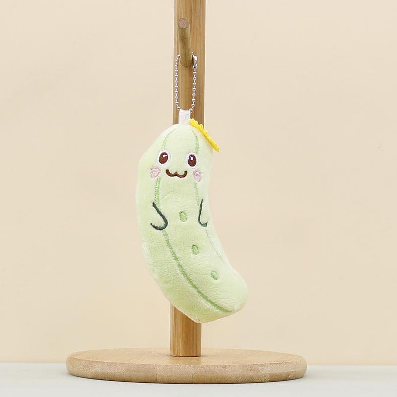 Плюшевая игрушка-овощ для детей, милый декор в виде огурца и сахарного тростника Cucumber