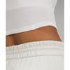 Lululemon Hold TighT STraighT Hem Cropped T shirT whiTe