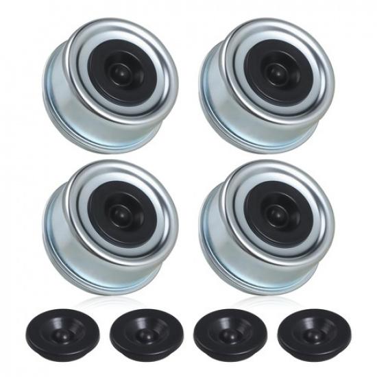 4pc 2.44" Trailer Axle Wheel Hub Bearing Dust Cap Hub for Dexter EZ Lube Axle