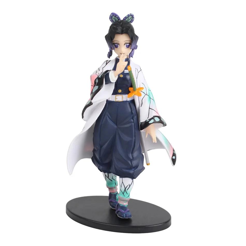 Anime Demon Slayer Kimetsu No Yaiba Figure Kamado Tanjirou Action Figure Agatsuma Zenitsu Nezuko Warrior PVC Model Toys