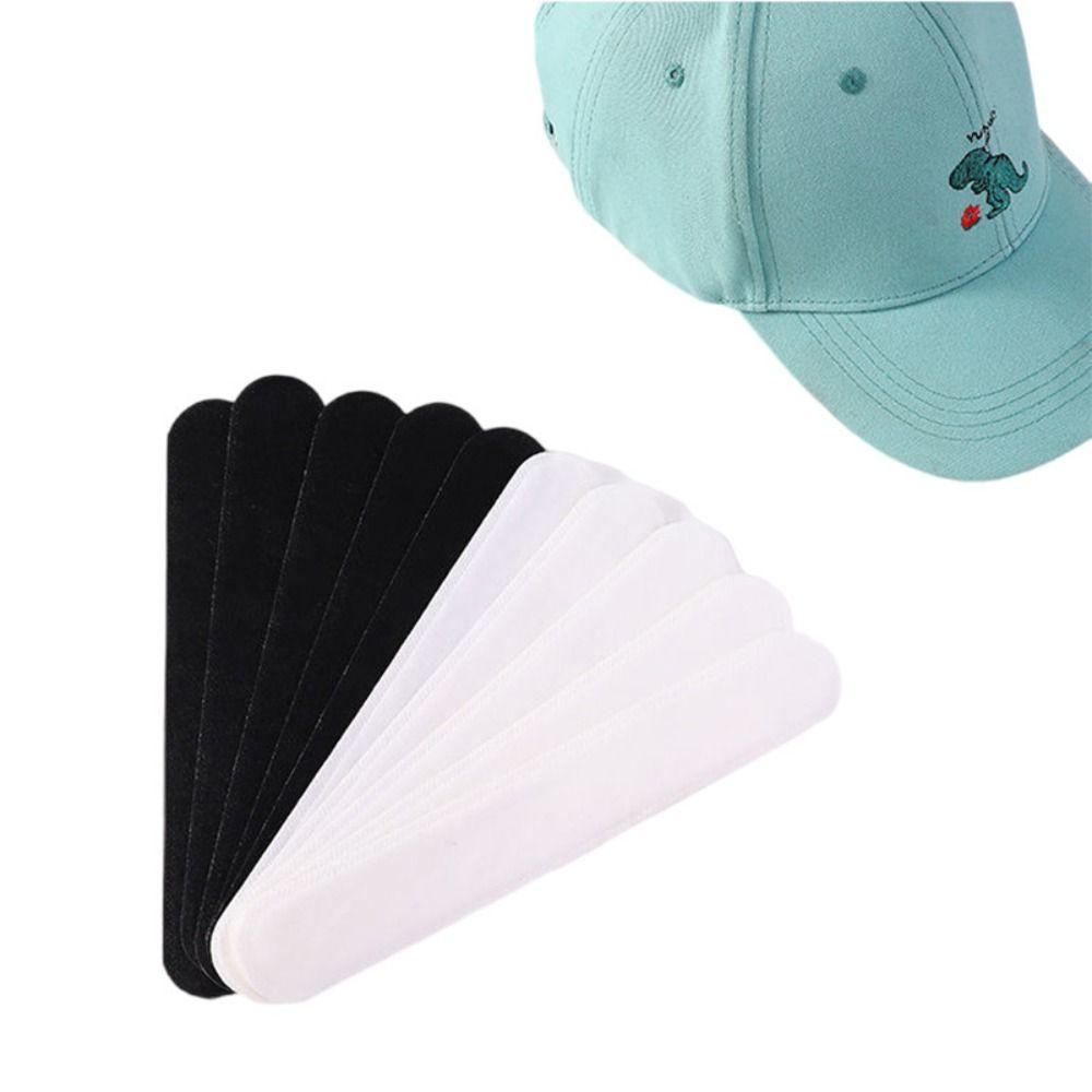 10Pcs Perspiration Disposable Hat Sweat Pad Portable Absorbing Sweat Stickers Beach Essentials