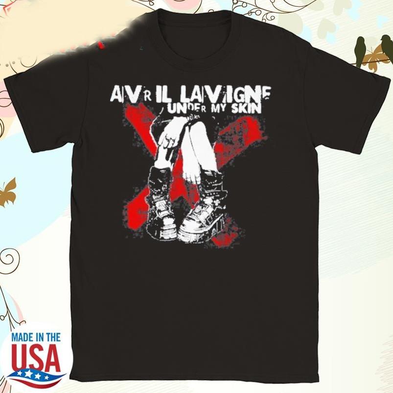 

Avril Lavigne Under My Skin 20Th Anniversary T-shirt size S-5XL Unisex T-Shirt XXXL