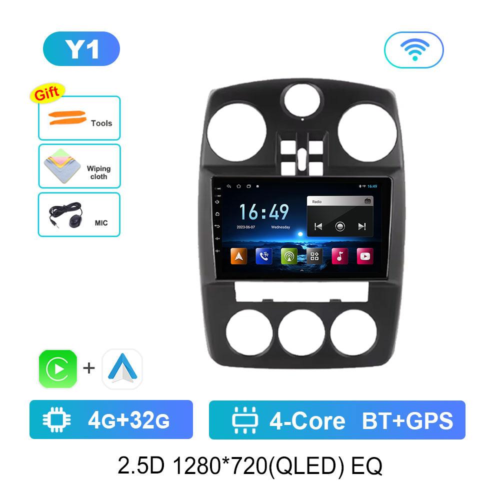 Android 14 Car Radio Multimedia Player for Chrysler PT Cruiser 2007 - 2009 WiFi GPS Navigation DSP Stereo Split Screen Head Unit