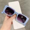 Vintage Beach/Travel Gradient Women's Fashion Rectangle Leopard Sun Glasses Shades Men Square Sunglasses luxury designer Lenses