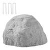 Faux Rock Cover, Outdoor Fake Rock Well Pump Cover, Realistic Natural Texture, Lightweight & Weather-Resistant Polyresin Artificial Boulder for