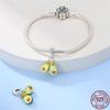 Kupfer Außen Elemente Niedliche Frosch Perlen Passend für Original 3mm Pfanne Armband Für Frauen Geburtstag Feiner Schmuck Geschenk