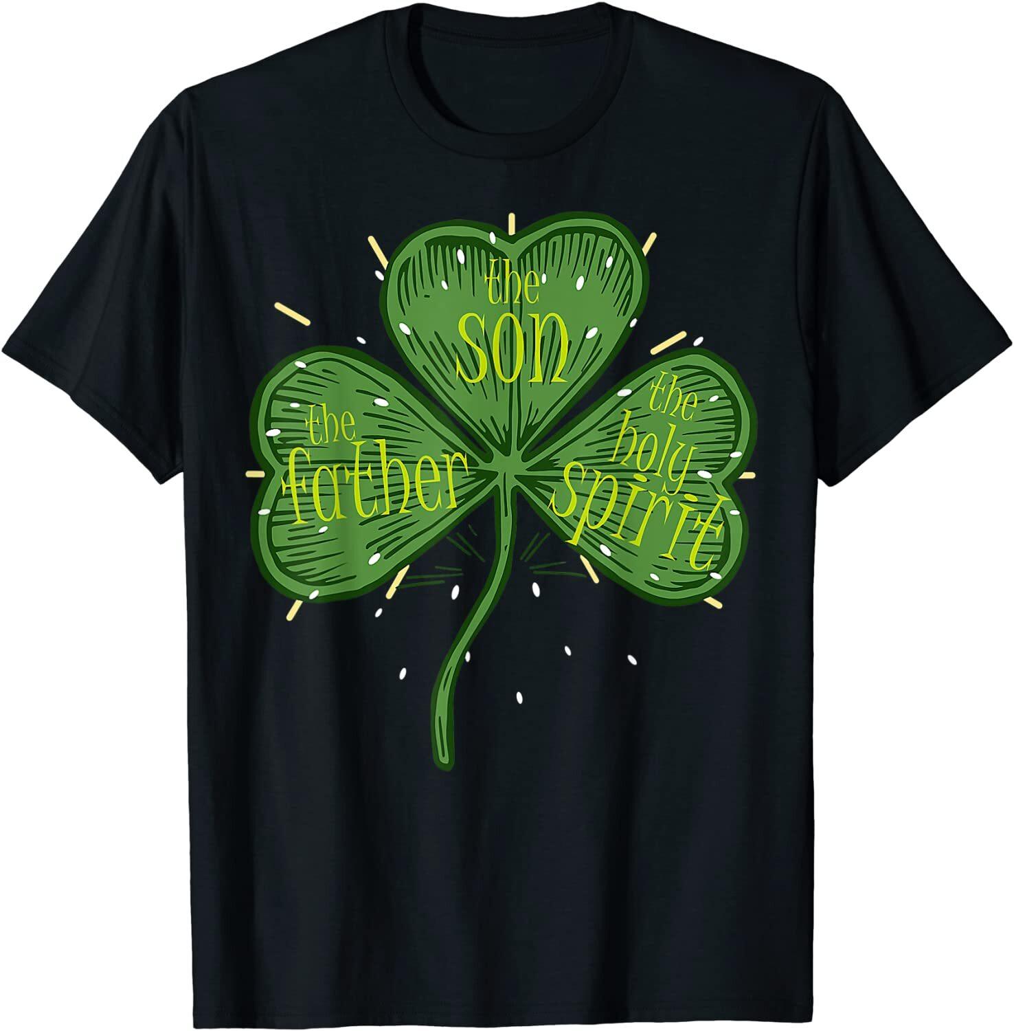 NEW Christian Catholic St Patricks Day Irish Shamrock Gift T-Shirt XL