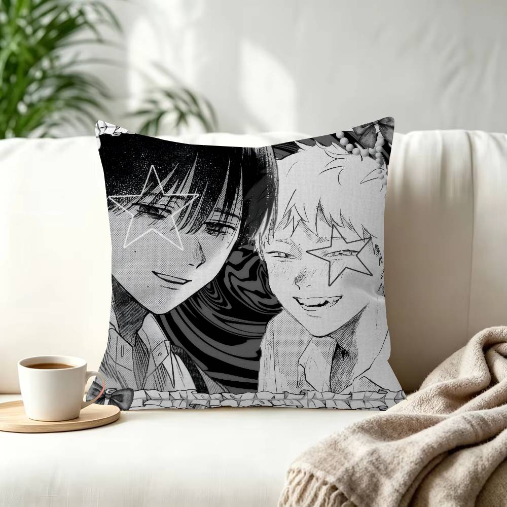 Anime TThe SSummer Hikaru DDied  Trendystyle decorative throw pillow cover insert not included fauxembroidery design