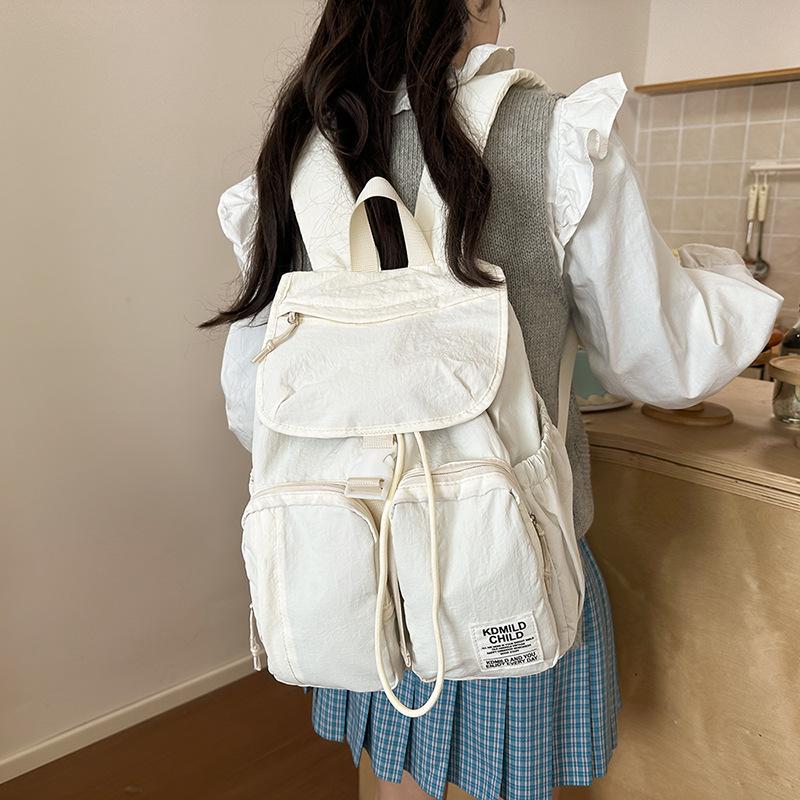 Women's Trendy Japanese Style Multi-Pocket College Backpack - Large Capacity Casual Fashion