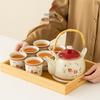 Elegant Tea Set: Perfect Honeymoon, Wedding, or Engagement Gift; Includes Teacup; Ideal for Bridesmaids or Housewarming Present.