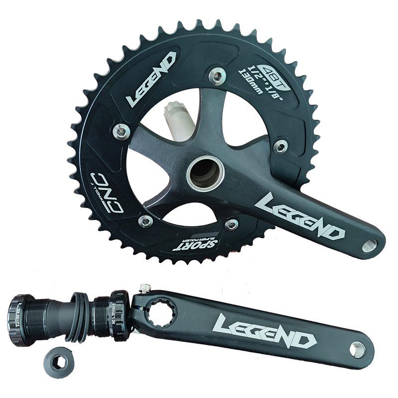LEGEND Hollow 48T 170mm Fixie Crankset Track Bike Sprocket BCD130