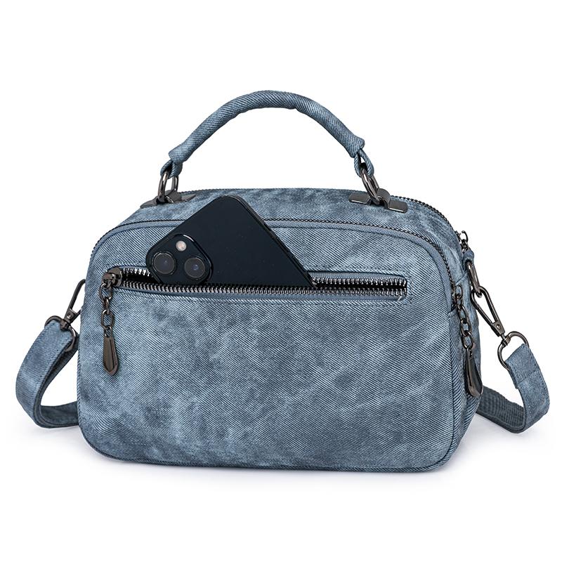 Damska Mała Kwadratowa Torebka Miękka Skórzana Torebka Ręczna Torba na Ramię dla Mamy Średniego Wieku Torba Crossbody