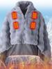 Smart Heating Blanket USB Charging Warm Cover Blanket Double-Sided Electric Thermal Blanket for Travel Work Camping